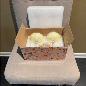 Decorative Cream Candle Set